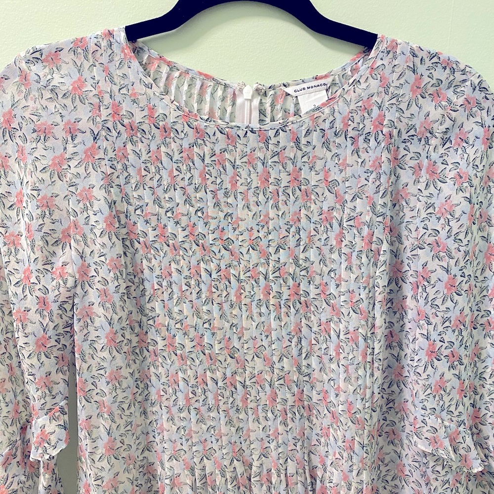 Club Monaco silk dress